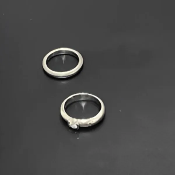 プラチナ　リング　2点